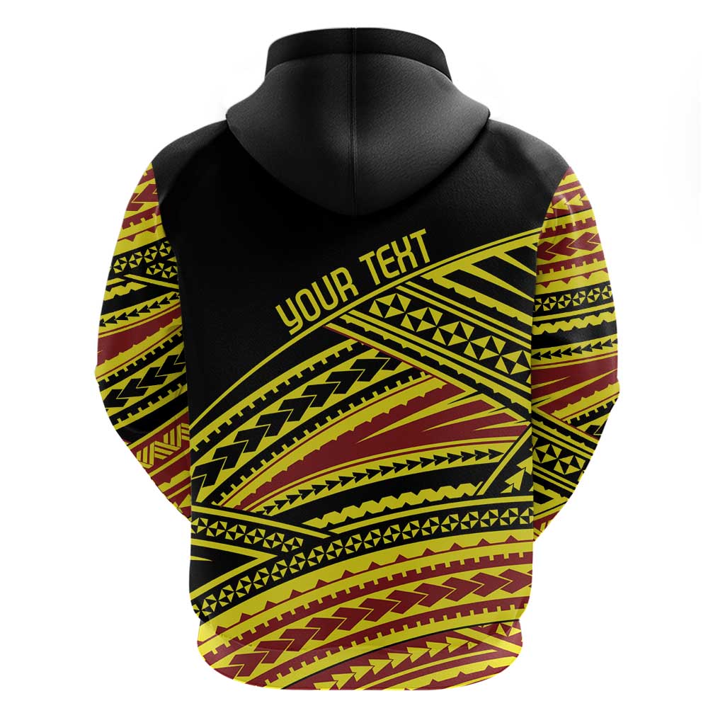 Personalised Tonga Ha apai High School Hoodie Ngatu Fonulei Pattern