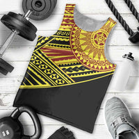 Personalised Tonga Ha apai High School Men Tank Top Ngatu Fonulei Pattern