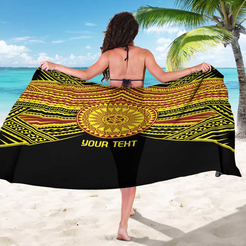 Personalised Tonga Ha apai High School Sarong Ngatu Fonulei Pattern