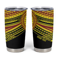 Personalised Tonga Ha apai High School Tumbler Cup Ngatu Fonulei Pattern
