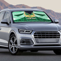 Personalised Tonga Saineha High School Auto Sun Shade Polynesian Ngatu Tribal - Polynesian Pride