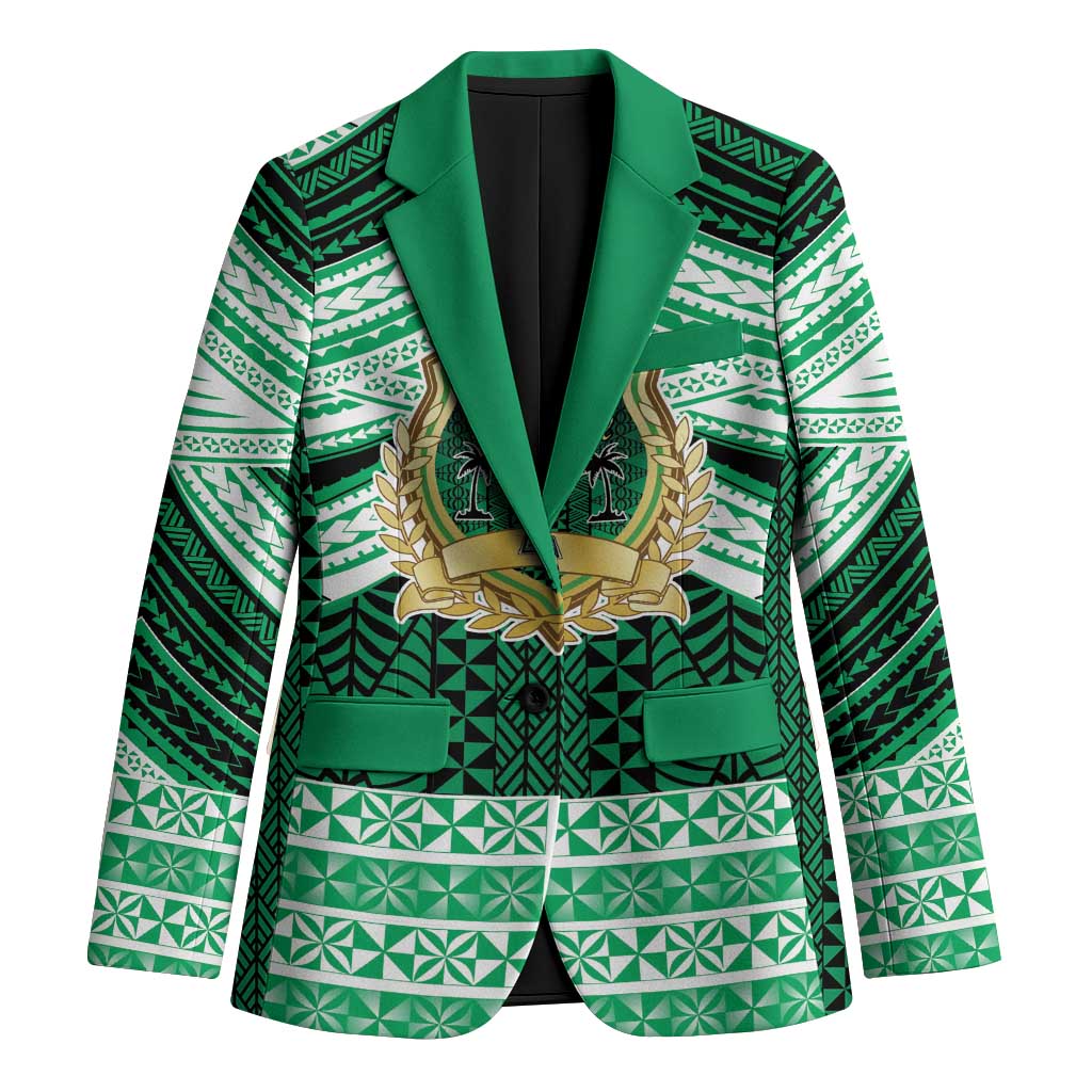 Personalised Tonga Saineha High School Blazer Polynesian Ngatu Tribal - Polynesian Pride