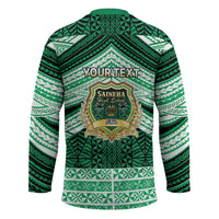 Personalised Tonga Saineha High School Hockey Jersey Polynesian Ngatu Tribal - Polynesian Pride