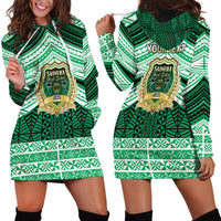 Personalised Tonga Saineha High School Hoodie Dress Polynesian Ngatu Tribal