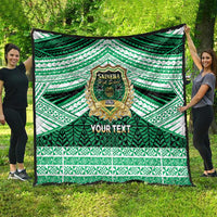 Personalised Tonga Saineha High School Quilt Polynesian Ngatu Tribal