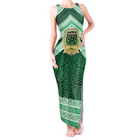 Personalised Tonga Saineha High School Tank Maxi Dress Polynesian Ngatu Tribal