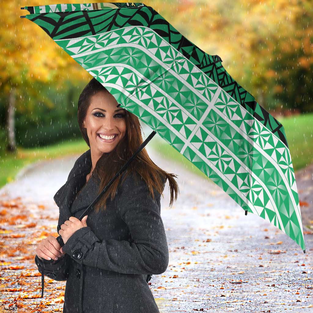 Personalised Tonga Saineha High School Umbrella Polynesian Ngatu Tribal - Polynesian Pride