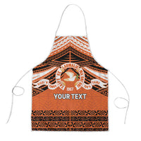 Personalised Tonga Tailulu College Apron Polynesian Ngatu Tribal - Polynesian Pride
