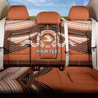 Personalised Tonga Tailulu College Back Car Seat Cover Polynesian Ngatu Tribal