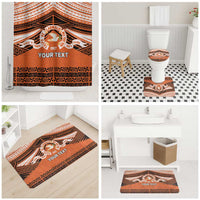 Personalised Tonga Tailulu College Bathroom Set Polynesian Ngatu Tribal - Polynesian Pride
