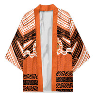 Personalised Tonga Tailulu College Kimono Polynesian Ngatu Tribal - Polynesian Pride