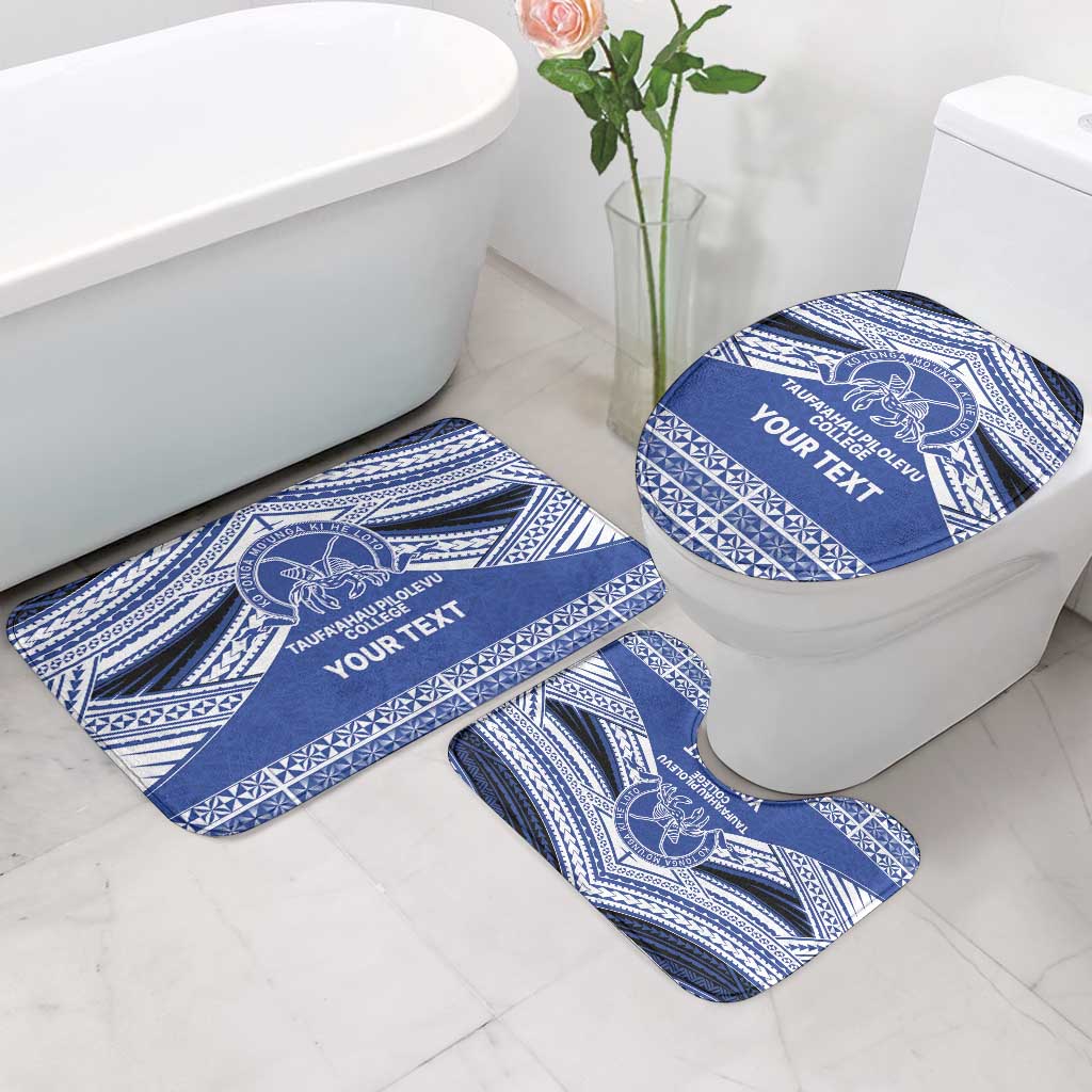Personalised Tonga Taufa'ahau Pilolevu College Bathroom Set Polynesian Ngatu Tribal - Polynesian Pride