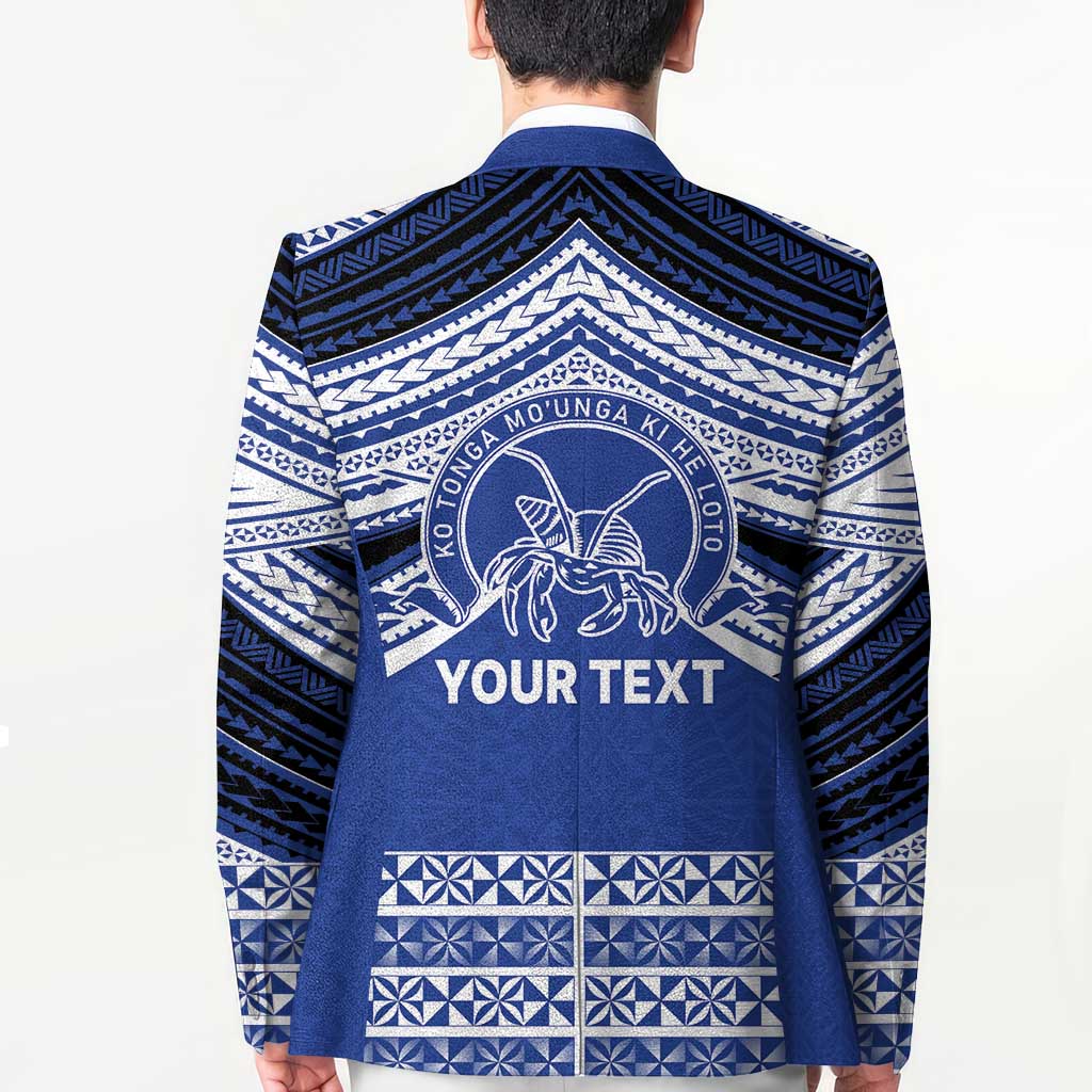 Personalised Tonga Taufa'ahau Pilolevu College Blazer Polynesian Ngatu Tribal - Polynesian Pride