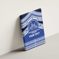 Personalised Tonga Taufa'ahau Pilolevu College Canvas Wall Art Polynesian Ngatu Tribal