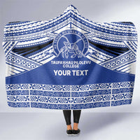 Personalised Tonga Taufa'ahau Pilolevu College Hooded Blanket Polynesian Ngatu Tribal