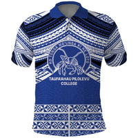 Personalised Tonga Taufa'ahau Pilolevu College Polo Shirt Polynesian Ngatu Tribal