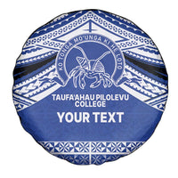 Personalised Tonga Taufa'ahau Pilolevu College Spare Tire Cover Polynesian Ngatu Tribal