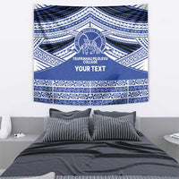 Personalised Tonga Taufa'ahau Pilolevu College Tapestry Polynesian Ngatu Tribal