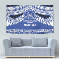 Personalised Tonga Taufa'ahau Pilolevu College Tapestry Polynesian Ngatu Tribal
