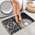 Black Tongan Ngatu Fonulei Pattern Bathroom Set - Polynesian Pride