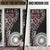 Red Tongan Ngatu Fonulei Pattern Door Cover - Polynesian Pride