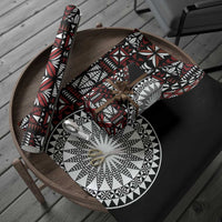 Red Tongan Ngatu Fonulei Pattern Wrapping Paper - Polynesian Pride