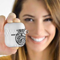 Hawaii and Japanese Culture Personalised AirPods Case With Polynesian Tribal Tattoo Style - Polynesian Pride