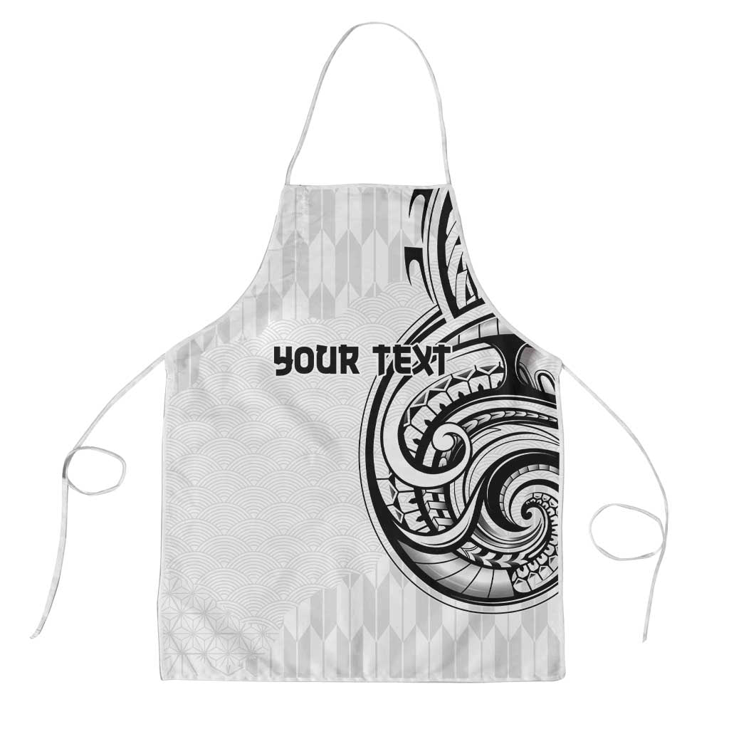 Hawaii and Japanese Culture Personalised Apron With Polynesian Tribal Tattoo Style - Polynesian Pride