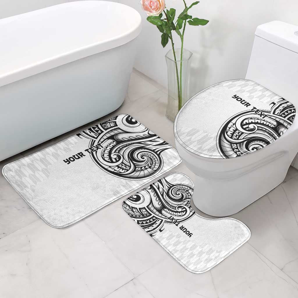 Hawaii and Japanese Culture Personalised Bathroom Set With Polynesian Tribal Tattoo Style - Polynesian Pride