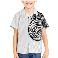 Hawaii and Japanese Culture Personalised Family Matching Mermaid Dress and Hawaiian Shirt With Polynesian Tribal Tattoo Style