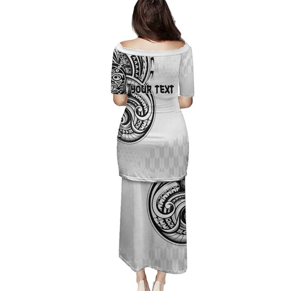 Hawaii and Japanese Culture Personalised Family Matching Puletasi and Hawaiian Shirt With Polynesian Tribal Tattoo Style