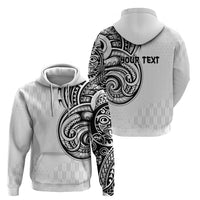 Hawaii and Japanese Culture Personalised Hoodie With Polynesian Tribal Tattoo Style