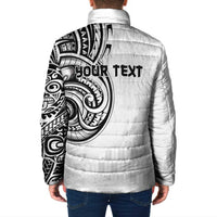 Hawaii and Japanese Culture Personalised Padded Jacket With Polynesian Tribal Tattoo Style - Polynesian Pride