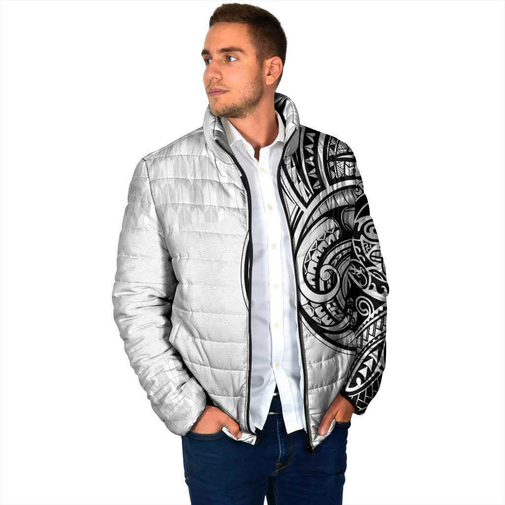 Hawaii and Japanese Culture Personalised Padded Jacket With Polynesian Tribal Tattoo Style - Polynesian Pride