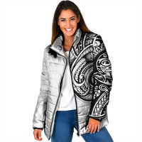 Hawaii and Japanese Culture Personalised Padded Jacket With Polynesian Tribal Tattoo Style - Polynesian Pride
