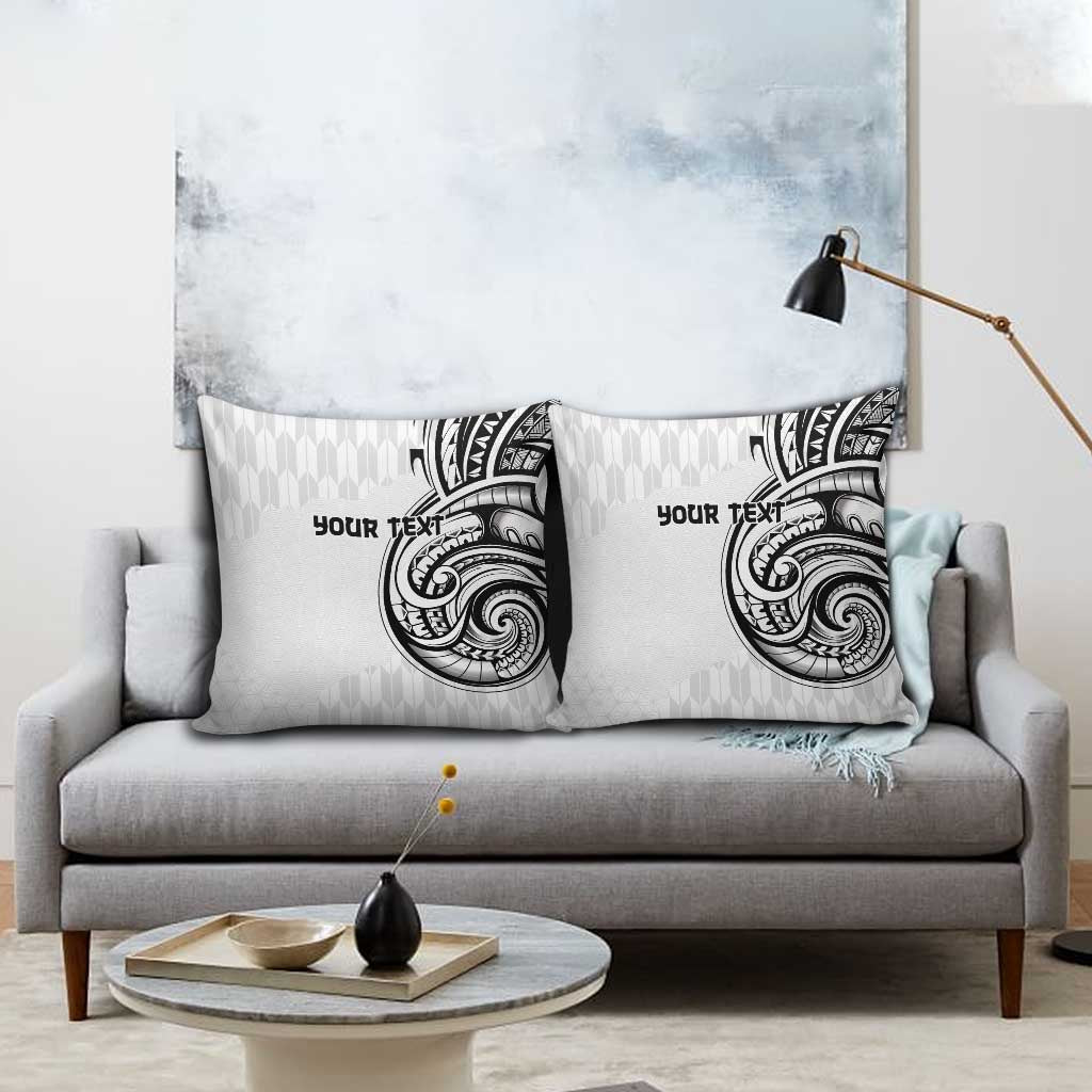 Hawaii and Japanese Culture Personalised Pillow Cover With Polynesian Tribal Tattoo Style - Polynesian Pride