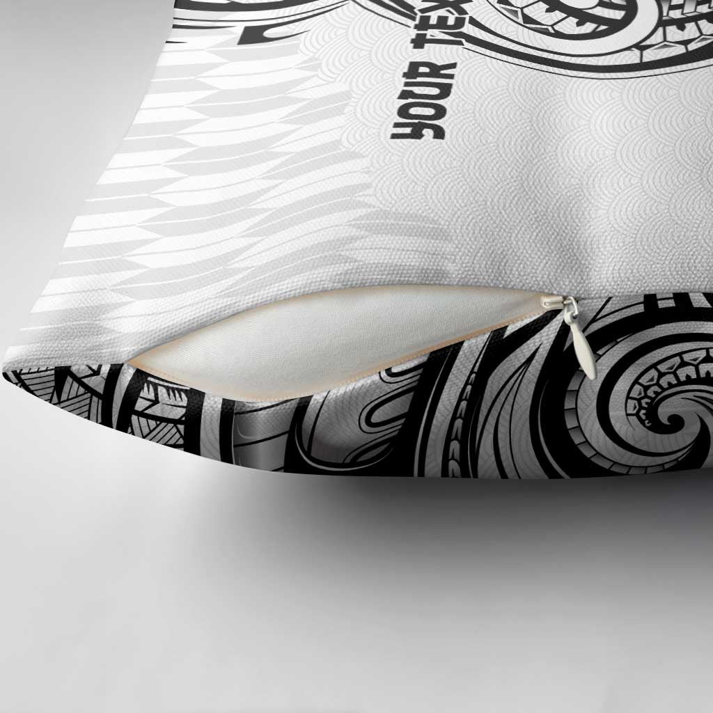 Hawaii and Japanese Culture Personalised Pillow Cover With Polynesian Tribal Tattoo Style - Polynesian Pride