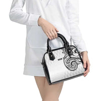 Hawaii and Japanese Culture Personalised Shoulder Handbag With Polynesian Tribal Tattoo Style