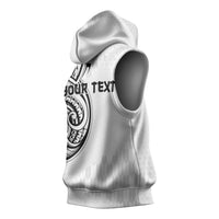 Hawaii and Japanese Culture Personalised Sleeveless Hoodie With Polynesian Tribal Tattoo Style - Polynesian Pride
