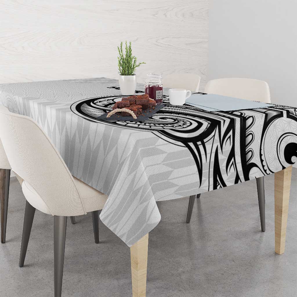 Hawaii and Japanese Culture Personalised Tablecloth With Polynesian Tribal Tattoo Style
