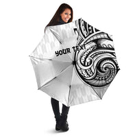 Hawaii and Japanese Culture Personalised Umbrella With Polynesian Tribal Tattoo Style - Polynesian Pride