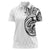 Hawaii and Japanese Culture Personalised Women Polo Shirt With Polynesian Tribal Tattoo Style