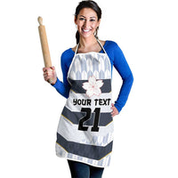 Japan Pacific Rugby 2022-23 Custom Apron Black Sakura Japanese Wave Pattern - Polynesian Pride