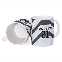 Japan Pacific Rugby 2022-23 Custom Ceramic Mug Black Sakura Japanese Wave Pattern - Polynesian Pride