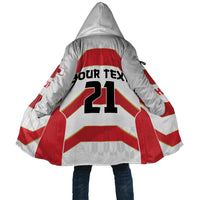 Japan Pacific Rugby 2022-23 Custom Cloak Red Sakura Japanese Wave Pattern - Polynesian Pride