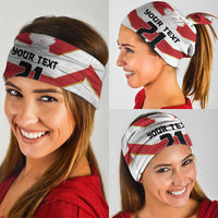 Japan Pacific Rugby 2022-23 Custom Neck Gaiter Red Sakura Japanese Wave Pattern - Polynesian Pride