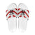 Japan Pacific Rugby 2022-23 Custom Slide Sandals Red Sakura Japanese Wave Pattern - Polynesian Pride