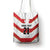 Japan Pacific Rugby 2022-23 Custom Tote Bag Red Sakura Japanese Wave Pattern - Polynesian Pride