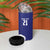 Japan Pacific Rugby Custom 4 in 1 Can Cooler Tumbler Go Sakura Japanese Wave Pattern