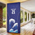 Japan Pacific Rugby Custom Door Cover Go Sakura Japanese Wave Pattern - Polynesian Pride